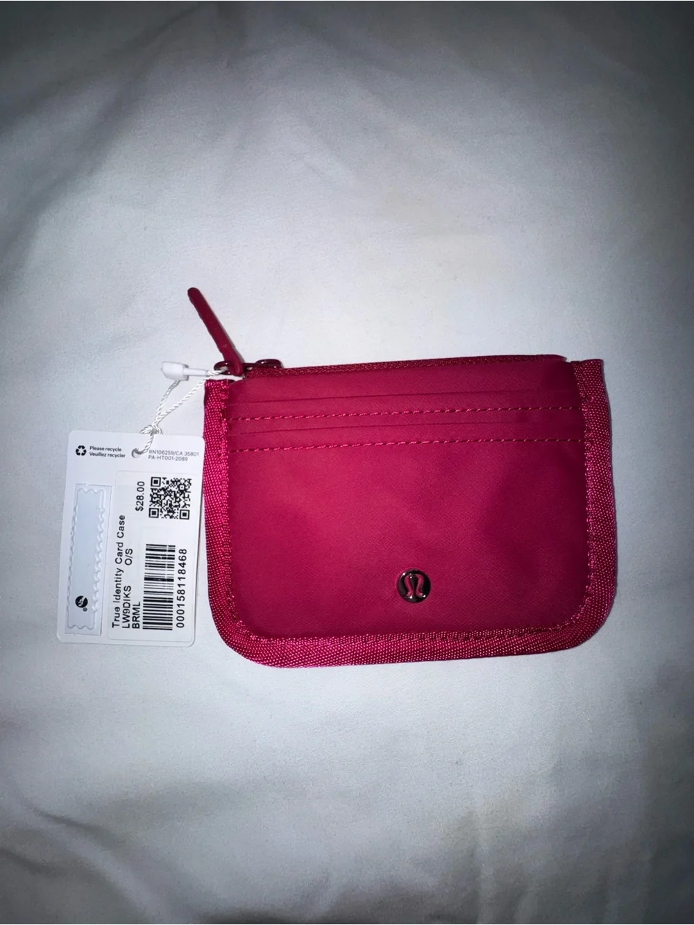 lululemon athletica True Identity Card Case- Pink